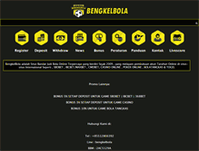 Tablet Screenshot of bengkelbola.org