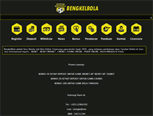 Tablet Screenshot of bengkelbola.net